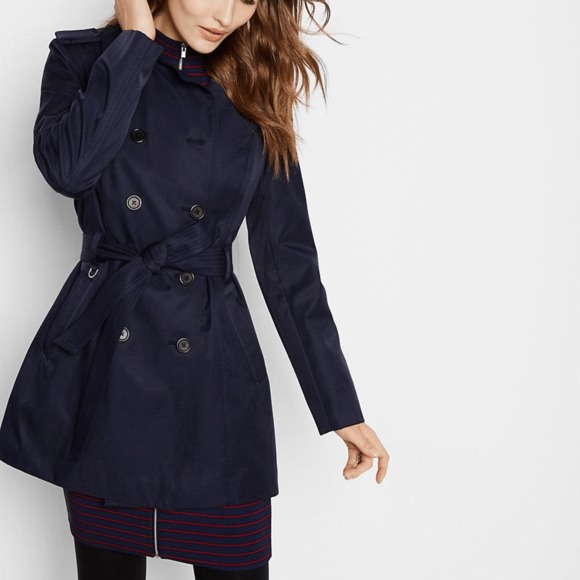Tulle Jackets & Blazers - Tulle Los Angelas Double Breasted Trench Coat